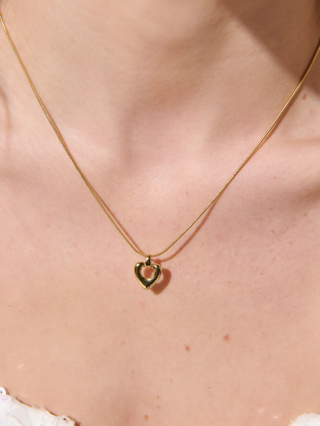 Tania Heart 18K Gold Plated Necklace