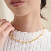 Wynn 18K Gold Plated Chain Necklace