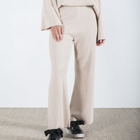 Aldora Knitted Leisure Pant Beige ONLINE ONLY