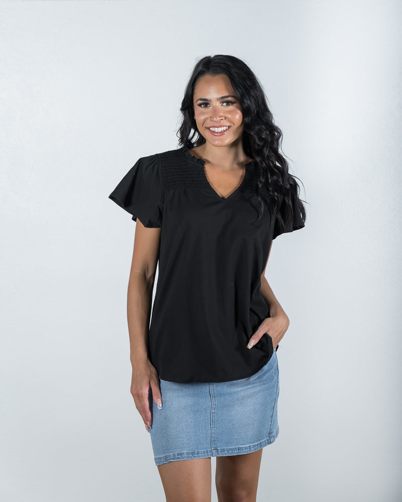 Bree T-Shirt Black - ONLINE ONLY