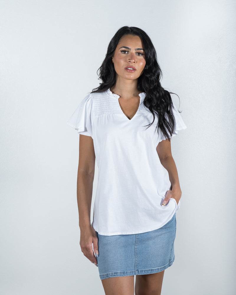 Bree T-Shirt White - ONLINE ONLY