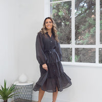 Claudia Tiered Dress Black - ONLINE ONLY