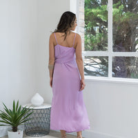 Harlow Satin Dress Lilac - ONLINE ONLY