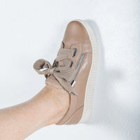 Jovi Leather Sneaker Taupe