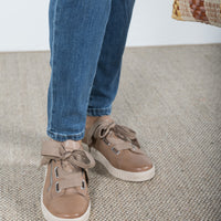 Jovi Leather Sneaker Taupe