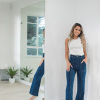 Livvy Wide Leg Flare Jean