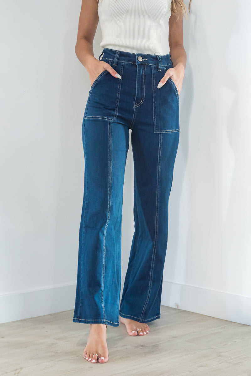 Livvy Wide Leg Flare Jean