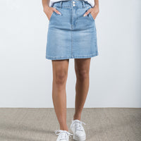 Lucy Denim Mini Skirt 95 Wash - ONLINE ONLY
