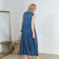 Macey Lace Detail Dress Blue - ONLINE ONLY