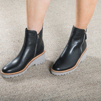 Parson Leather Boot Black