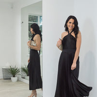 Shop Annalise Pleat Dress in Black at Mojo on Main Now!