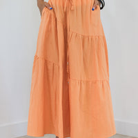 Quin Skirt Tangerine - ONLINE ONLY